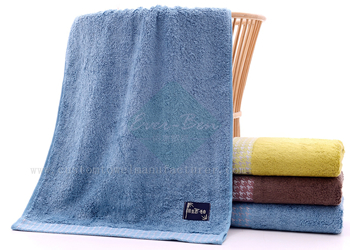 China Bulk Custom bath hand towels supplier Promotional Bamboo Bath Towels Factory